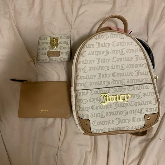Juicy Couture 3PC Backpack set JUICY COUTURE 3PC Mini Backpack Gift Box Set Heritage Card  main image 4